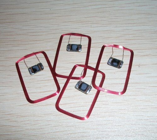 30*20MM M1S70 IC裸标签32Kbit大容量IC芯片焊接线圈RFID电子标签
