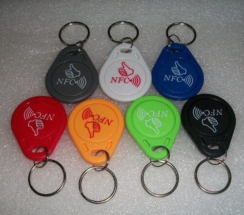 RFID智能卡mf1S50钥匙扣13.56MHZ高频ISO14443A异形卡M1钥匙扣卡