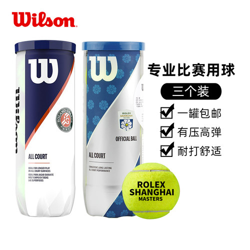 wilson威尔胜专业比赛用球3个装