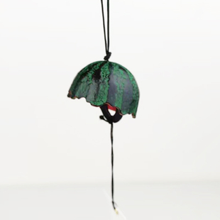 日本南部铁器铸铁风铃西瓜可爱创意小风铃吊钟挂饰风水招财礼品