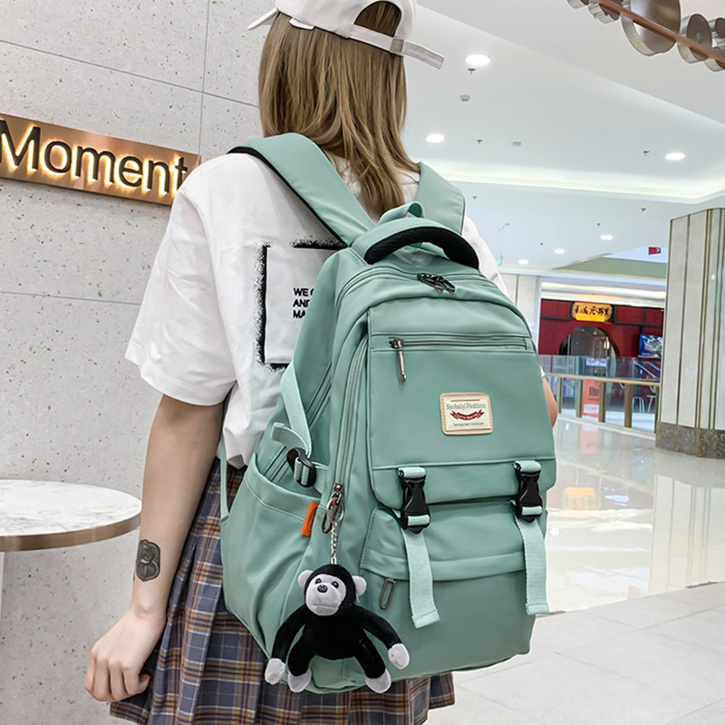 初中生书包女韩版高中原宿ulzzang中学生大容量2020年新款双肩包