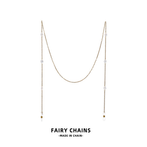 FAIRYCHAINS手工贝壳眼镜链防丢