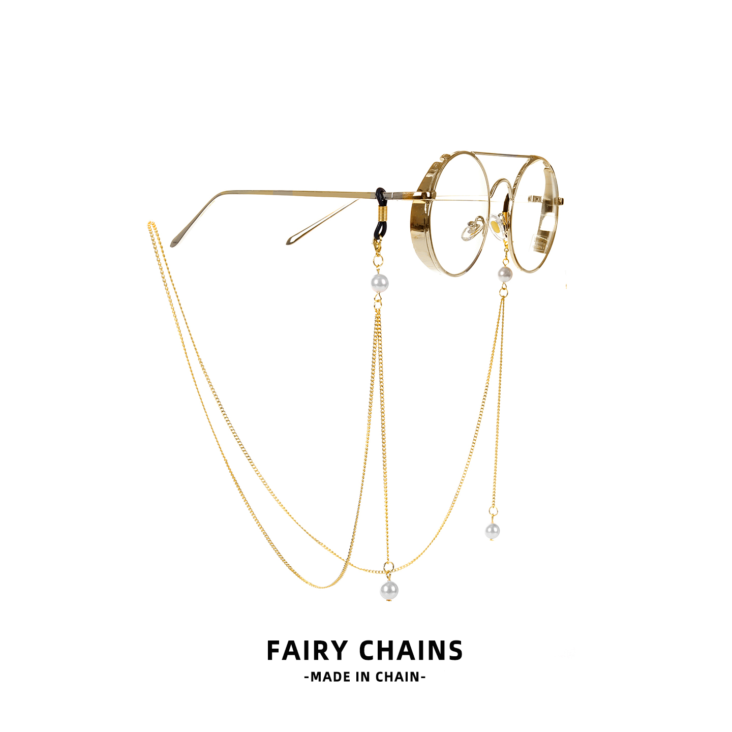 不掉色眼镜链复古眼睛链洛丽塔