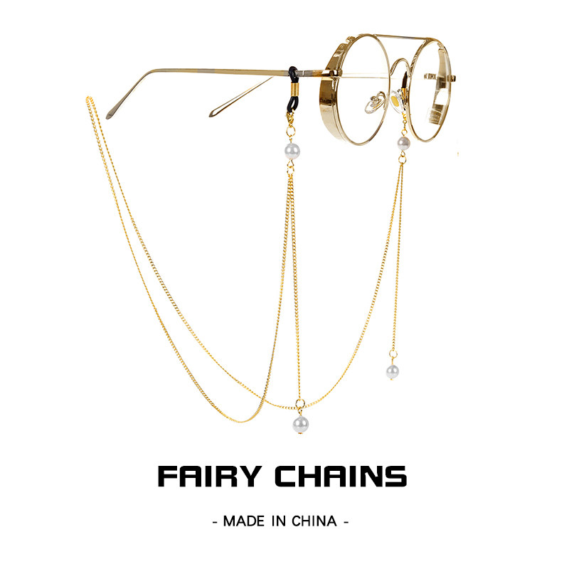 glasses chain halter Star models golden Sunglasses Lanyards Trendsetter Simplicity fashion Retro Presbyopic glasses chainin the  ZIPPO/Swiss Army Knife/Glasses , Glasses accessories,Care agent , Eyewear chain category - from Buy2taobao.com to provide professional Taobao agent buy service