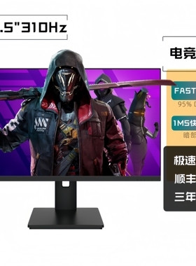 24.5英寸310Hz电竞显示器CSGO吃鸡 2K170Hz电脑台式27寸竞技屏幕