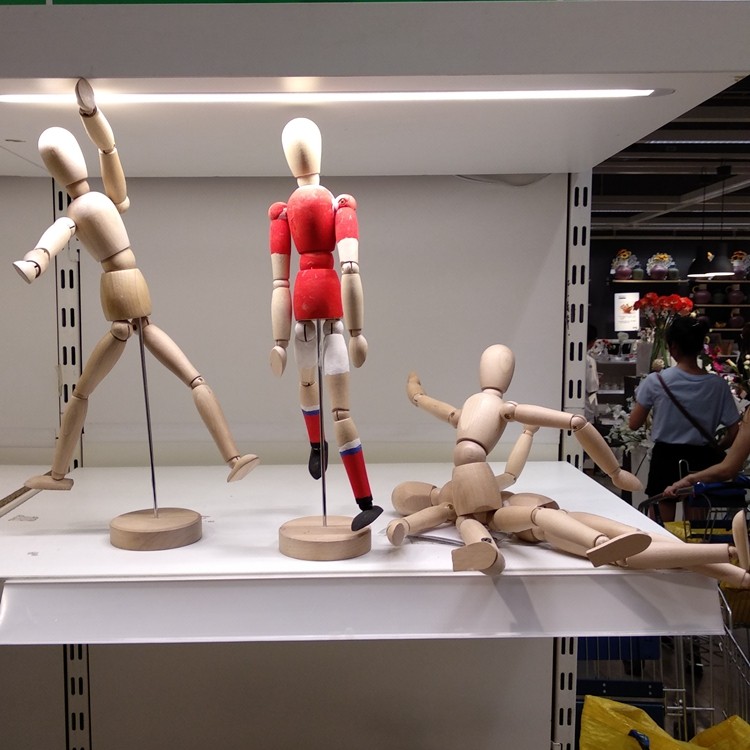 国内宜家吉特达木人摆件木偶ikea家居代购