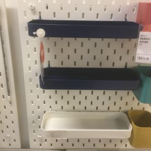 国内宜家 斯考迪斯搁板白色墙上置物架壁挂客厅IKEA家具代购