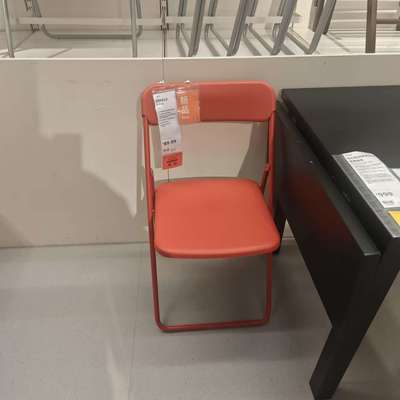 宜家维哈斯折叠椅正品餐椅工作椅