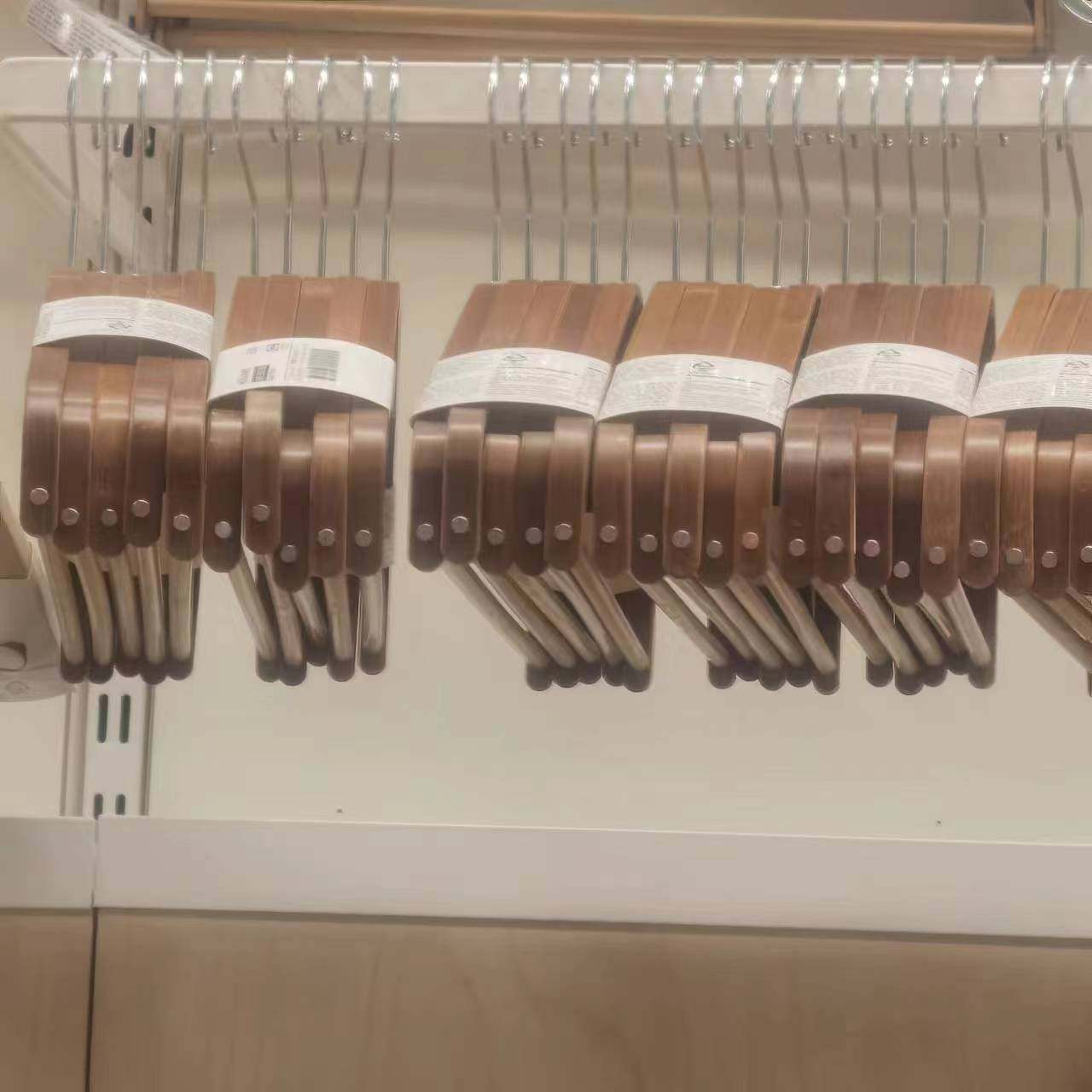 宜家赫斯万斯竹子衣架衣撑