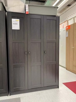 宜家拉科斯塔德三门衣柜