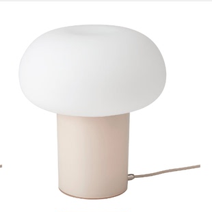 国内宜家德萨蘑菇灯台灯按钮控制玻璃灯罩设计师款IKEA家居代购