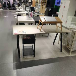 国内宜家特罗滕书桌办公桌电脑工作桌子IKEA家具代购