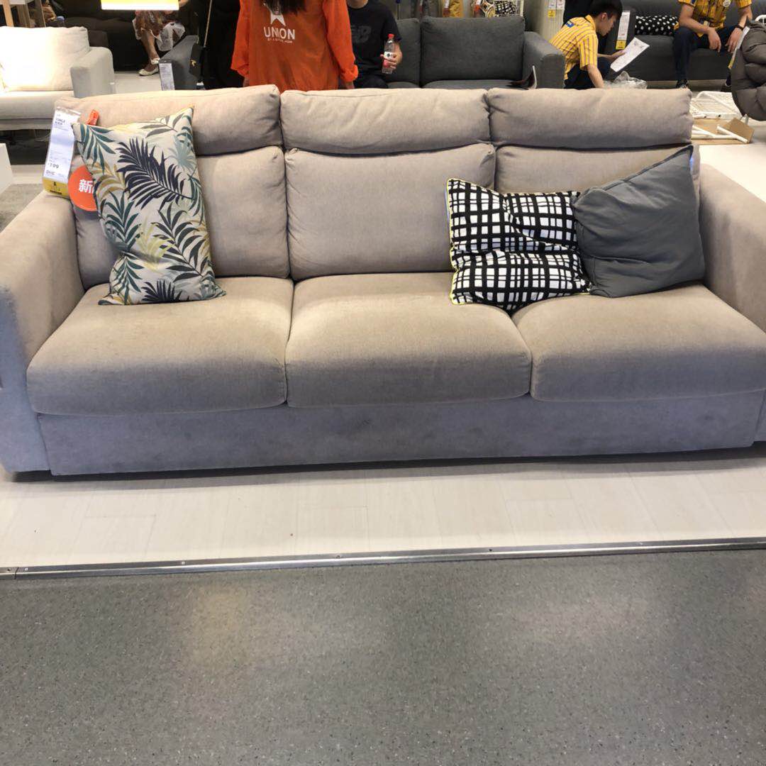 国内宜家维姆勒三人沙发可拆洗三人工作办公室沙发ikea家居代购