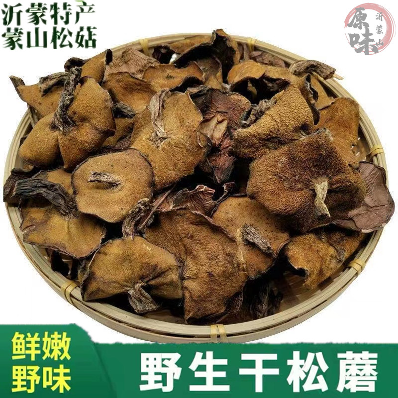 沂蒙山松蘑菇天然野生松菇山蘑菇松蛾粘蛾子粘团子松树蘑菇干货