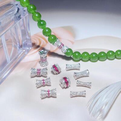 铭汇送礼百搭女钻石隔片18K金