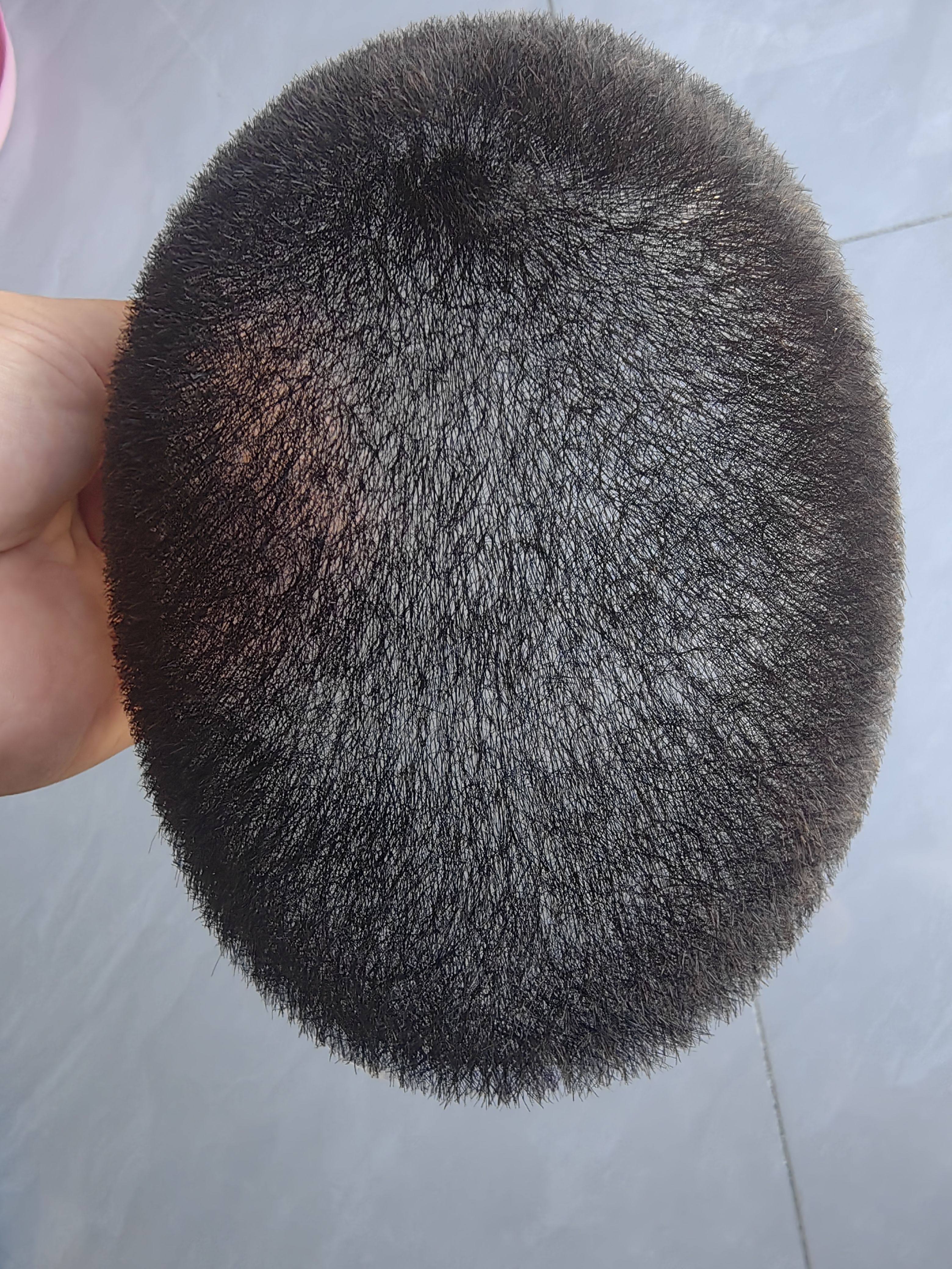 男士生物头皮假发短发寸发郭德纲头型飞机头光头佩戴源头工厂包邮