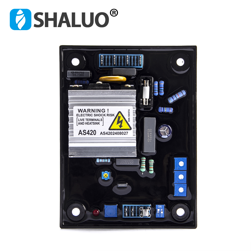 无刷发电机稳压板励磁电压调节器AS420调压板 自动电压调节器 AVR