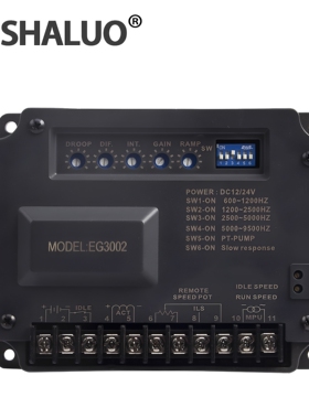 EG3002转速控制器柴油发动机调速器EG3000调速板 EG2000调速模块