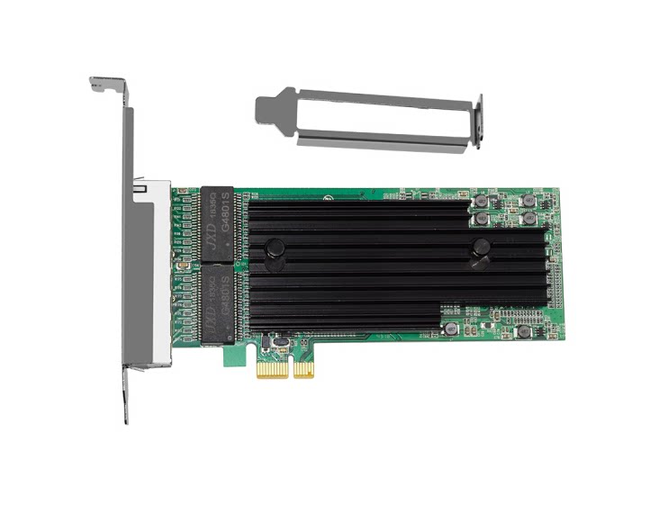 魔羯MOGE MC2259 PCI-E转千兆网卡服务器网卡4口1000M网卡英特尔