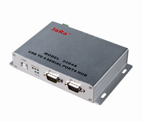 正品捷瑞JaRa 2204A USB2.0转RS232串口转换器USB4口RS232串口卡
