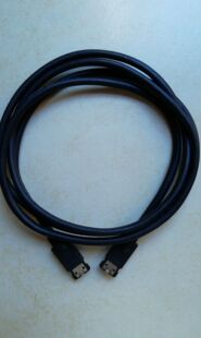 二头ESATA硬盘数据线ESATA转ESATA数据线1.6米台式机笔记本ESATA