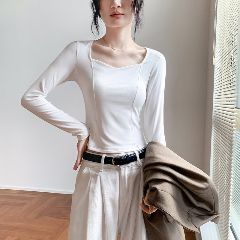 歌倍尚长袖打底衫女秋冬