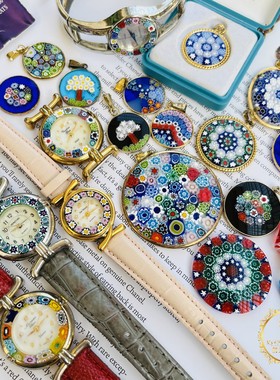 意大利穆拉诺Murano琉璃银项链