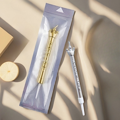 生日蛋糕装饰蜡烛皇冠字母无烟