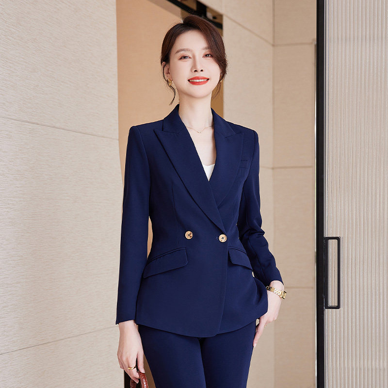 诗璐雅西装外套女上班工作服修身职业正装西服小个子上衣2024新款