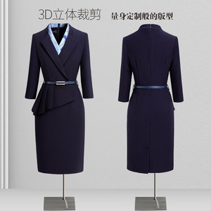 高端职业装连衣裙春夏女2026年新款气质时尚售楼处案场客服工作服