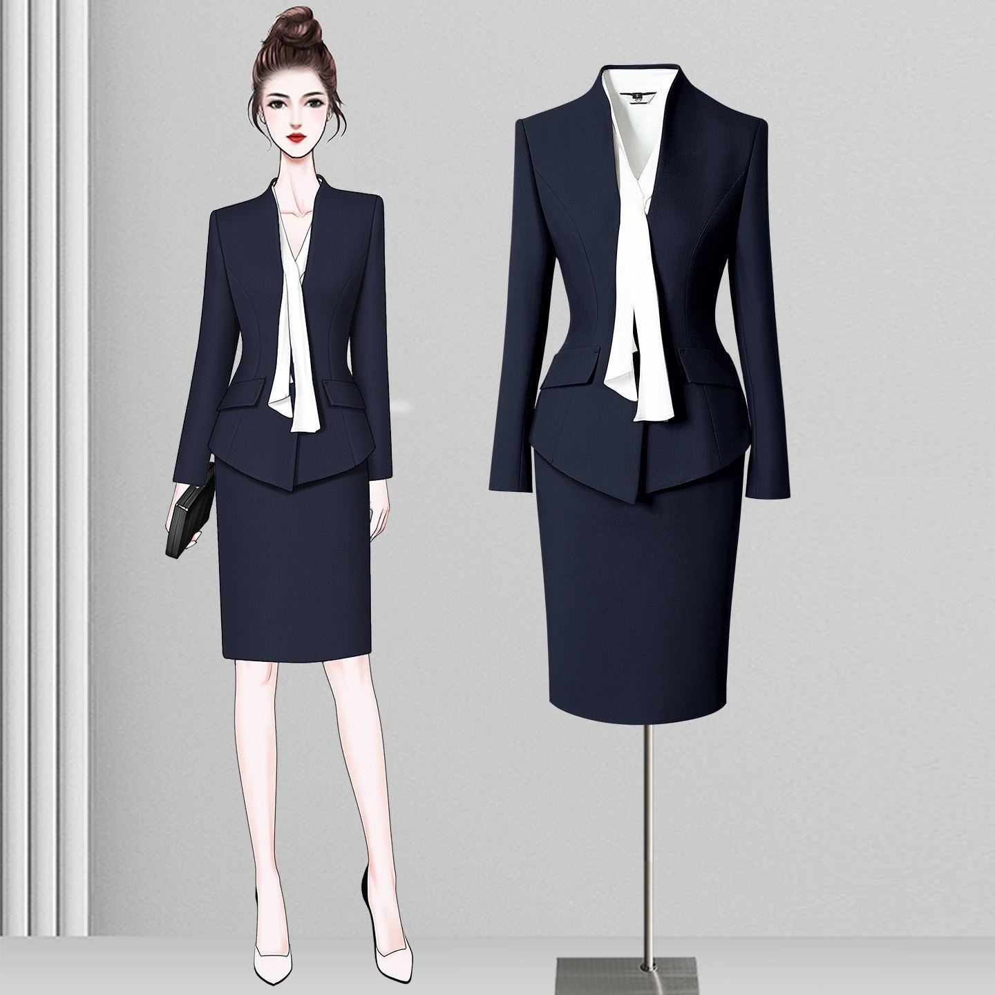 高级感西装套装女春季高端职业装气质女神范职场商务通勤西服正装
