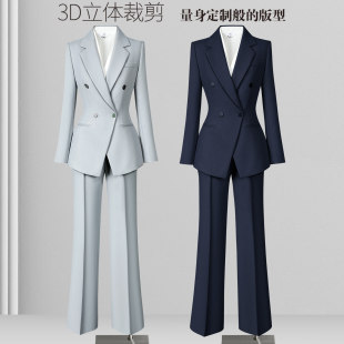 气质时尚 女春秋职业正装 OL通勤上班面试西服工作服 套装 高级感西装