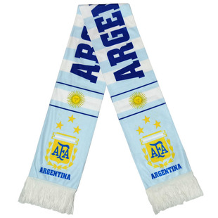 世界杯巴西阿根廷法国德国葡萄牙足球队迷国家队徽助威围巾纪念品