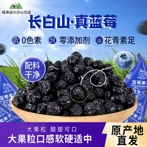 长白山特产蓝莓干解馋健康小零食