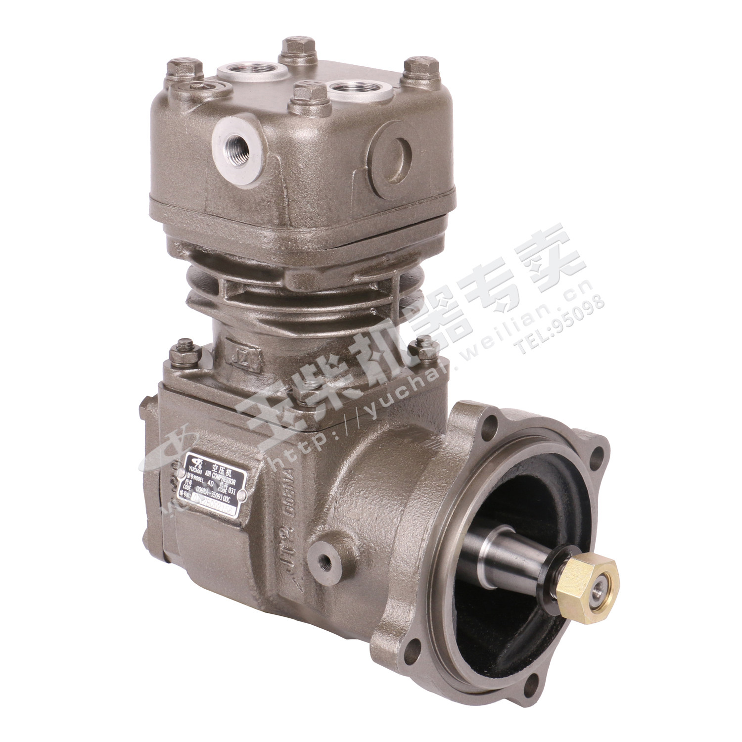 玉柴4108发动机原厂D08NA-3509100C空气压缩机打气泵东风江淮客货