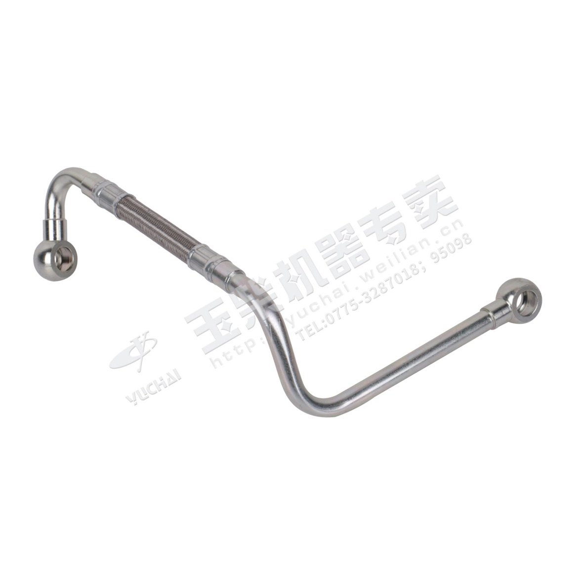 玉柴发动机原厂K4CC3-1118B40增压器回水管联合乘龙江淮客货