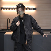 秋冬棒球服MA 飞行员羽绒外套加厚保暖痞帅棒球领羽绒服潮 1改良版