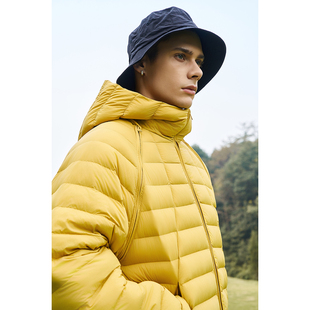 可拆卸袖 云朵泡芙排骨羽绒服男宽松连帽羽绒马甲轻薄羽绒外套潮