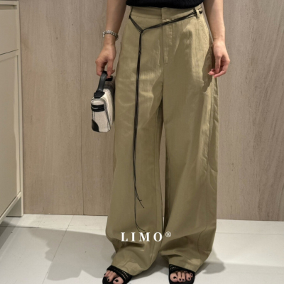 LIMO天丝棉微弯刀裤休闲西裤女