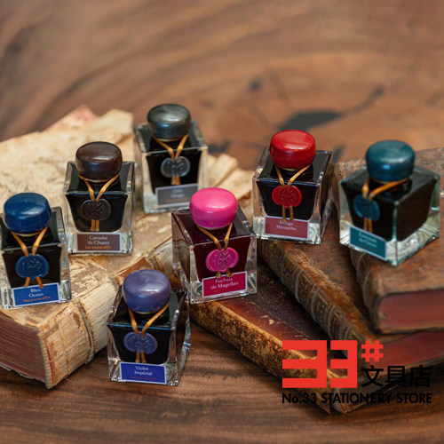 法国墨水进口内含金银粉