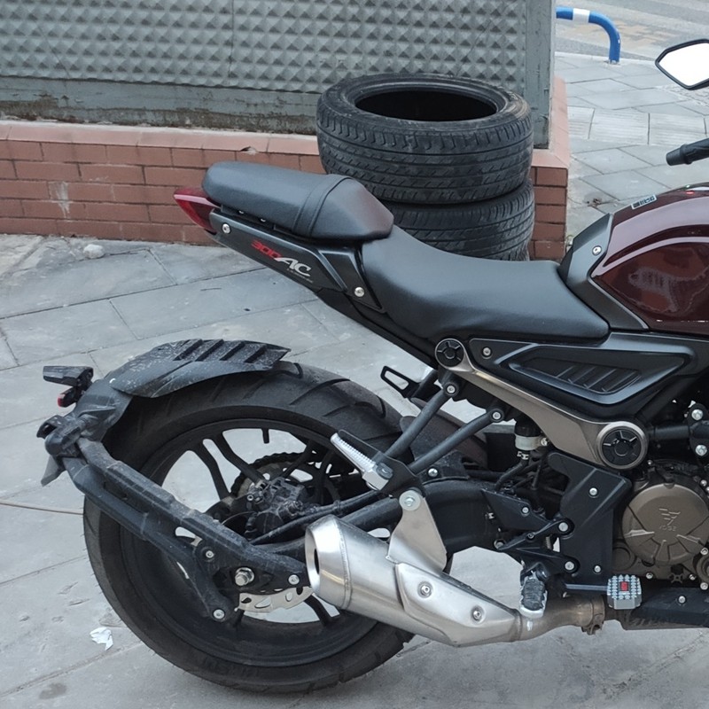 适用隆鑫无极300ac改装后挡泥板lx300-6c加长延伸后泥瓦打孔