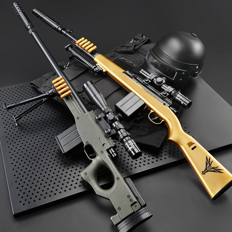 狙击枪软弹岁抛壳大号玩具枪AW