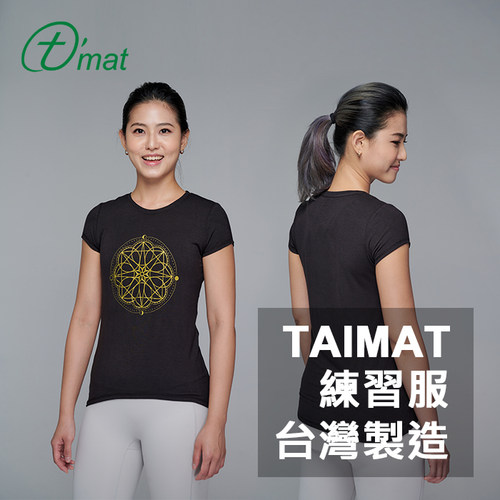 taimat瑜伽服短袖修身