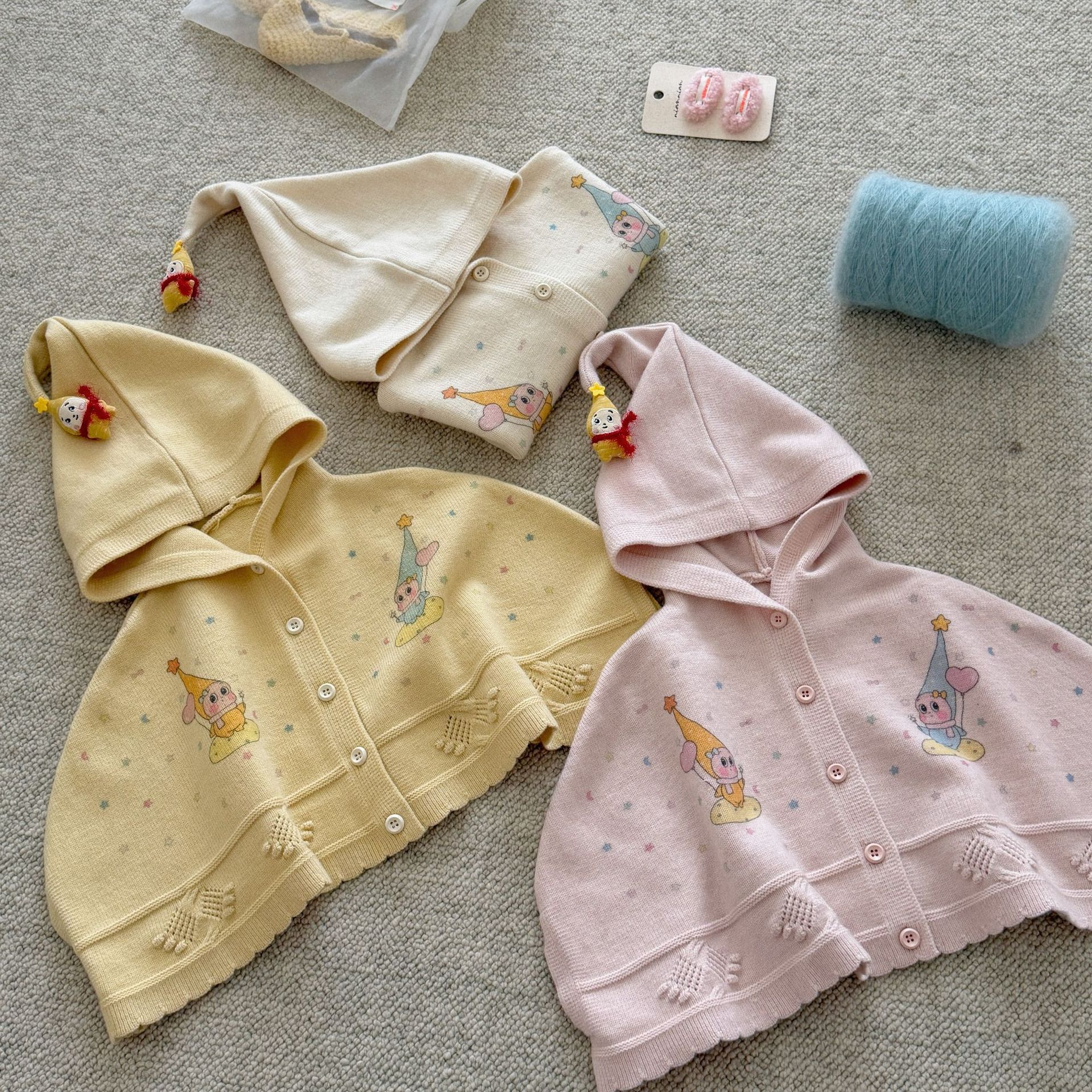 (星星人爆款）女童斗篷开衫连帽其它婴童用品