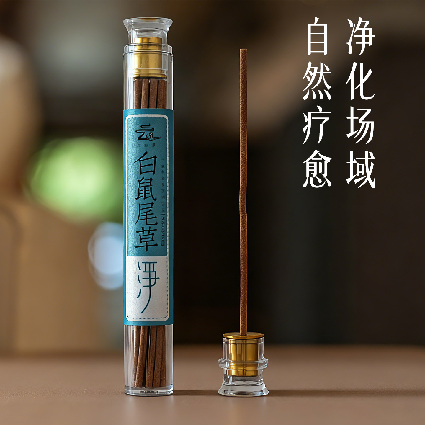 雪松白鼠尾草秘鲁圣木线香中式天然香薰冥想放松家用室内净化空间