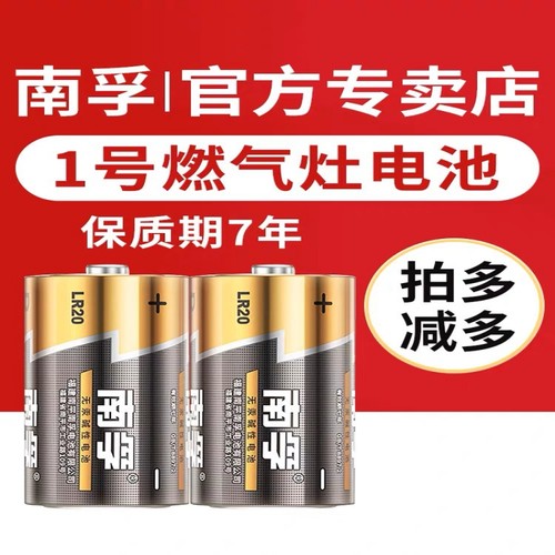 南孚1号电池一号碱性D型