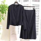 高腰半裙套装 越南元 澳洲精细羊毛羊绒收腰外套 GD总裁ji别 蛋尾