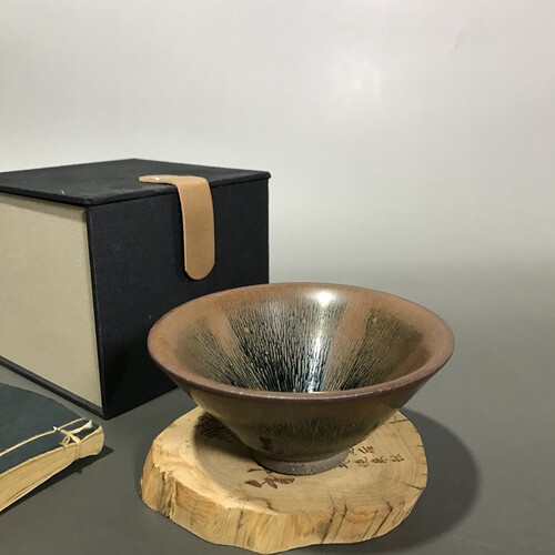 建盏茶杯单只窑变茶盏主人单杯纯手工陶瓷茶碗功夫茶具品茗单个