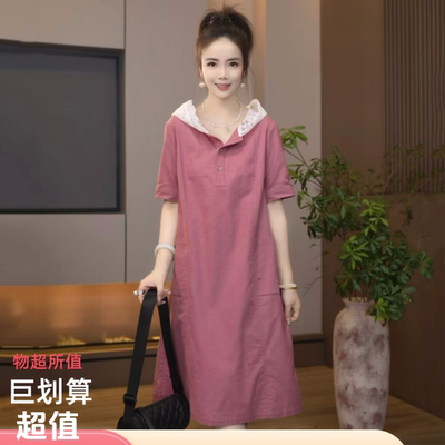5809夏季高级轻奢感女小众宽松休闲高级感大方得体女装漂亮连衣裙