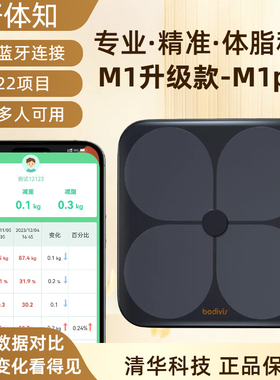 好体知体脂称清华同方体脂秤智能电子体重秤精准家用bodivis